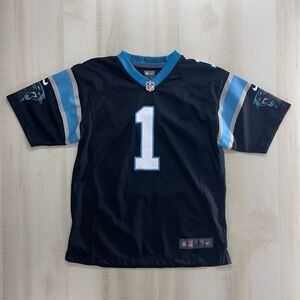 NIKE children’s youth CAROLINA PANTHERS cam newton jersey #1 L